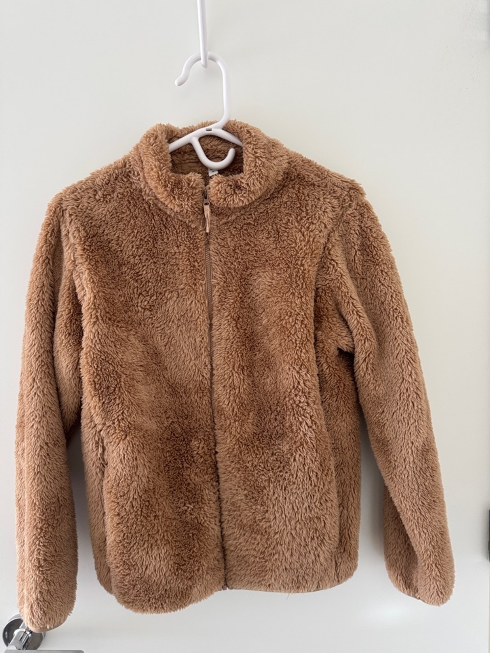 Uniqlo Plush Full-Zip Jacket - Brown